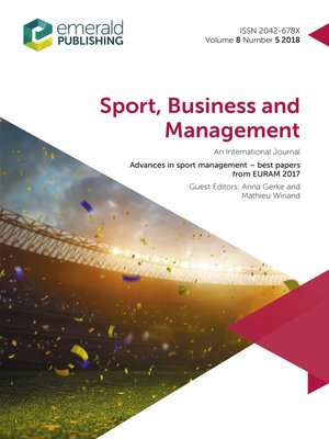 cover image of Sport, Business and Management: An International Journal, Volume 8, Number 5